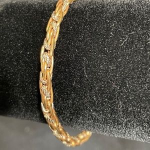 18k Yellow Gold Women's Bracelet - Byzantine Like